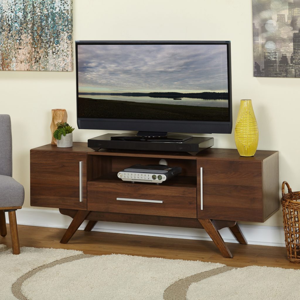 Meja TV Kayu Jati Minimalis