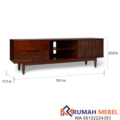  Rak  TV  Kayu  Model  Minimalis Terbaru Rumahmebel id