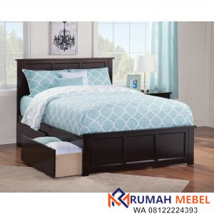 Tempat Tidur Minimalis Laci