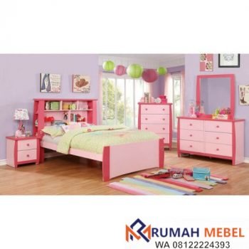 Kamar Set Anak Perempuan Elim Warna Pink
