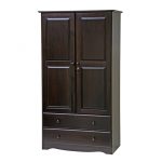 Lemari Pakaian Minimalis Jati 2 Pintu Porter