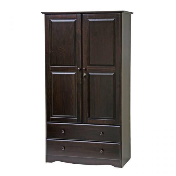 Lemari Pakaian Minimalis Jati 2 Pintu Porter
