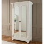 Lemari Pakaian Kaca Bakersfield 2 Pintu
