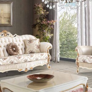 Set Kursi Sofa Klasik Mewah Larson