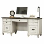 Meja Kantor Modern Putih Minimalis