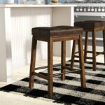 Bangku Mini Bar Kayu Minimalis Baulch