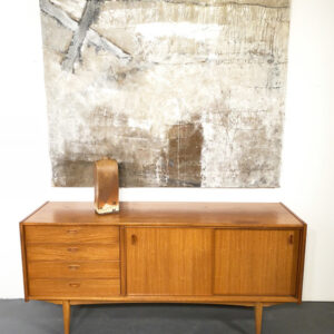 Bufet Jati Minimalis Mid Century