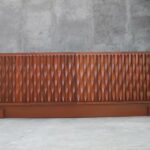Bufet Kayu Jati Minimalis Vintage Brutalist