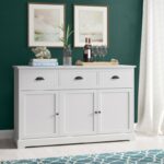 Bufet Minimalis Putih Manon Sideboard