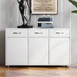 Bufet Ruang Tamu Minimalis Wide 3 Drawer