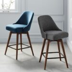 Kursi Bar Minimalis Upholstered Swivel