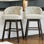 Kursi Bar Modern Farmington White