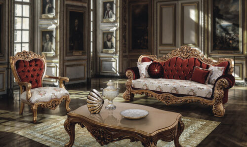 Sofa Set Mewah Klasik Kamelia