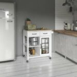 Meja Dorong Kayu Minimalis Wommack