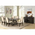 Meja Makan Modern 6 Kursi Lindenfield