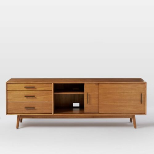 Rak TV Kayu Mid-Century Rak TV Kayu Mid-Century