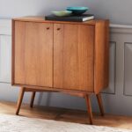Rak TV Kayu Minimalis Mid-Century