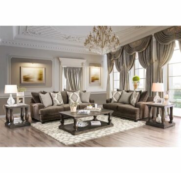 Satu Set Sofa Ruang Tamu Klasik Emsworth