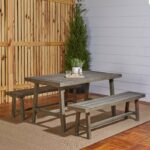 Set Meja Makan Outdoor Minimalis Zephyrine