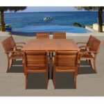 Set Meja Makan Outdoor Modern Triche