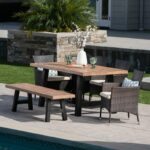 Set Meja Makan Outdoor Peete