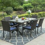 Set Meja Makan Rotan Outdoor Angelgabriel
