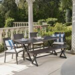 Set Meja Makan Rotan Outdoor Pawlak