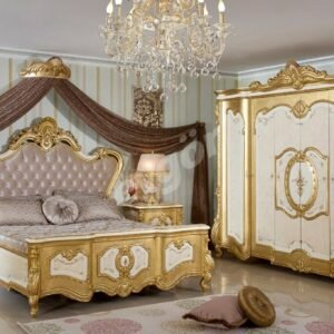 Set Tempat Tidur Mewah Emas Trugahan