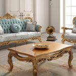 Sofa Set Mewah Klasik Asya
