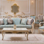 Sofa Set Mewah Klasik Katy