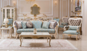 Sofa Set Mewah Klasik Katy