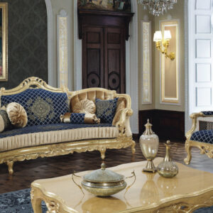 Sofa Set Mewah Klasik Putana Mink Brown