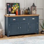 Bufet Panjang Minimalis Westbury Blue
