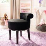 Kursi Meja Rias Vanity Hitam