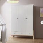 Lemari Anak Modern Holly Natur 3 Pintu