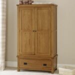 Lemari Baju Jati 2 Pintu Rustic