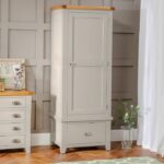 Lemari Pakaian 1 Pintu Downton Grey
