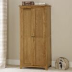 Lemari Pakaian Jati 2 Pintu Rustic