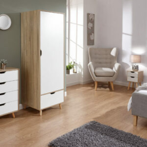 Lemari Pakaian Minimalis Lily 1 Pintu