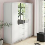 Lemari Pakaian Modern Faustus 4 Pintu