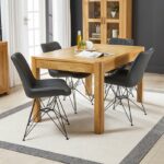 Meja Makan Kayu Jati Modern Soho