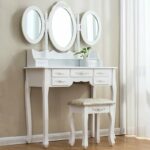 Meja Rias Minimalis Terbaru Putih Mirror