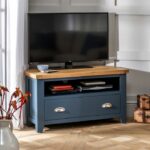 Meja TV Minimalis Terbaru Westbury Blue