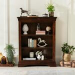 Rak Buku Jati Minimalis French Hardwood