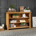 Rak Buku Kayu Jati Modern Cheshire