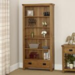 Rak Buku Kayu Minimalis Rustic