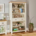 Rak Buku Minimalis Cotswold Cream