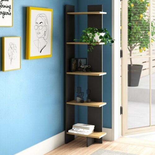 Rak Buku Sudut Minimalis Lynnfield