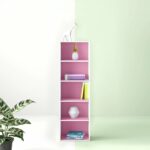 Rak Buku Warna Pink Aliesha