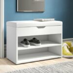 Rak Sepatu Kayu Modern Minimalis Beth